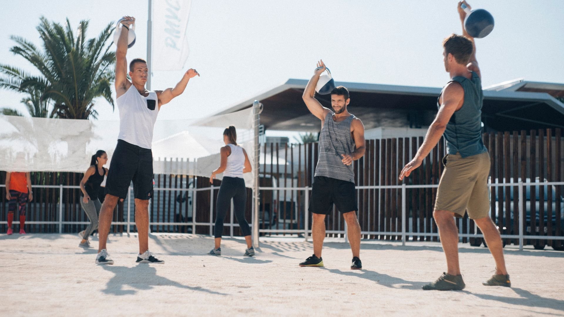 porto montenegro beach gym